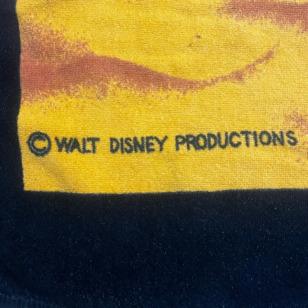 Vintage Walt Disney Hawaii Beach Towel Mickey Minnie Goofy Sherm 56x29